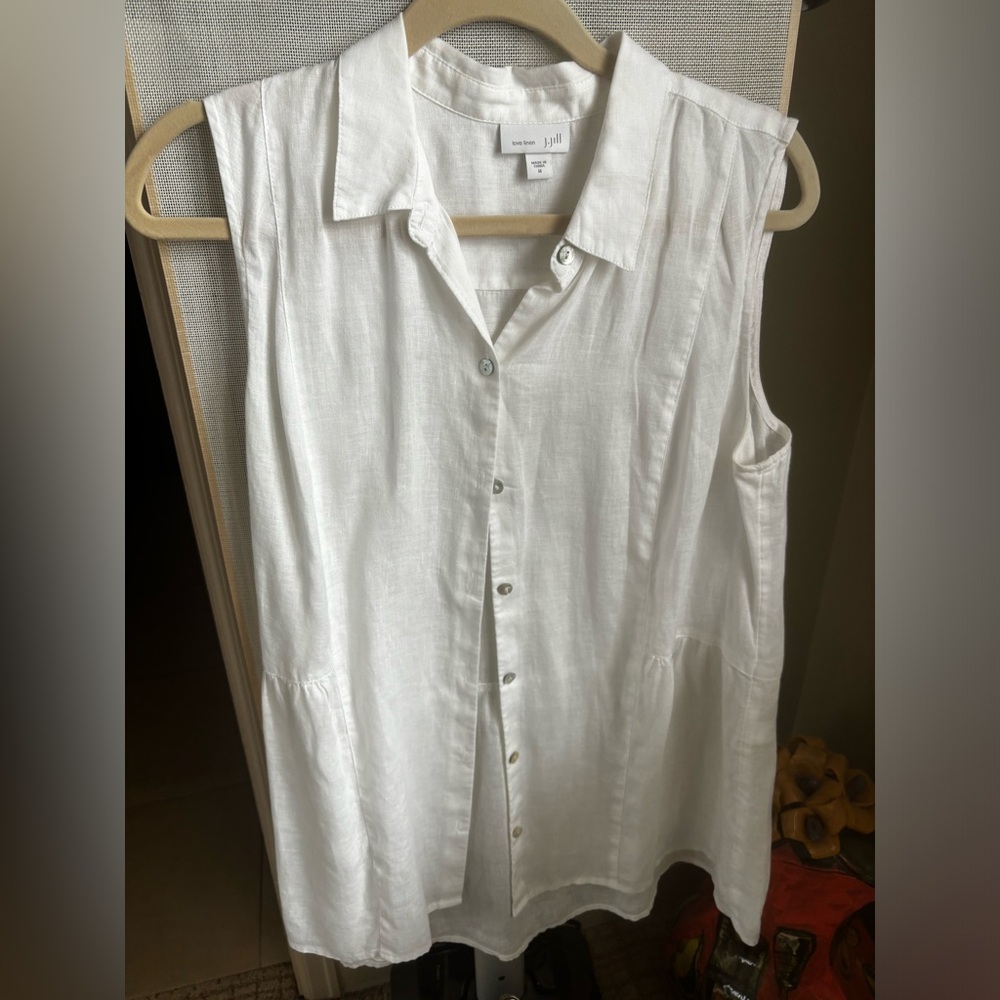Love linen J.jill blouse